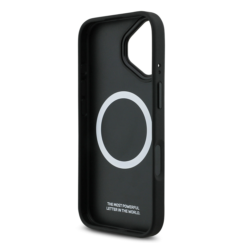 BMW iPhone 17 Orjinal Lisanslı M-safe Şarj Özellikli M Logolu Üç Şeritli Delikli Deri Kılıf BMW iPhone 17 Orjinal Lisanslı M-safe Şarj Özellikli M Logolu Üç Şeritli Delikli Deri Kılıf